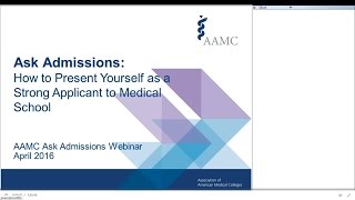 Ask Admissions Webinar Recording How to Present Yourself as a Strong Applicant [upl. by Adnol207]