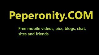 Peperonitycom  Free mobile videos pics blogs chat sites and friends  peperonity  peperonitynet [upl. by Haron]