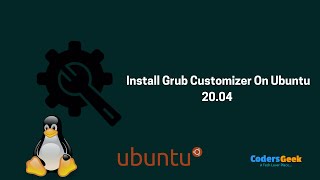 Install grub customizer on ubuntu 2004  Linux  Elementary OS [upl. by Raab]