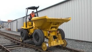 Thwaites RoadRail Dumper at Downpatrick  6th May 2013 [upl. by Sterling]