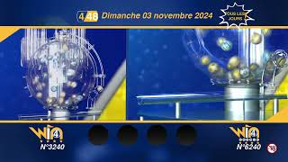 Winner Loto  Win4 et Win4 double  Dimanche 03 Novembre 2024 [upl. by Francois230]