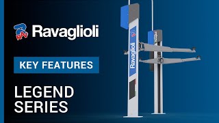 Ravaglioli LEGEND SERIES  Electromechanical 2post Lifts  Key Features [upl. by Hcaz]