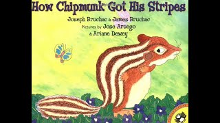 How Chipmunk Got His Stripes  Tale of bragging and teasing  kids read aloud [upl. by Nalat]