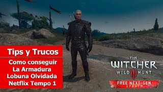 The Witcher III  Tips y Trucos  Como conseguir La Armadura Lobuna Olvidada  Netflix Tempo 1 [upl. by Alejoa577]