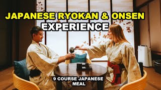 Our First Time Experiencing a Japanese Ryokan Kaiseki Ryori amp Onsen A MUST DO IN JAPAN 📍Hakone [upl. by Ennaegroeg]