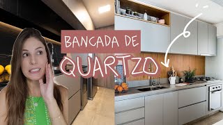 QUARTZOSILESTONE na COZINHA vale o investimento [upl. by Oznola152]