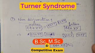 Turner Syndrome Biology  Zoology [upl. by Atterrol]