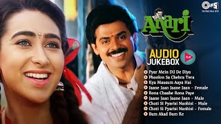 Anari Movie Audio Jukebox  Bollywood 90s Songs  Venkatesh amp Karisma Kapoor  Anari Hit Songs [upl. by Ikila609]