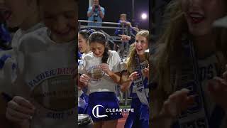 Friendswood ISD Friday Night Drumline vs Kingwood Park football marchingband [upl. by Ecirtel]