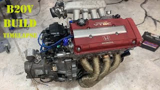 B20Vtec Build Timelapse [upl. by Kresic]