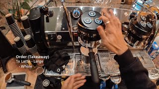 POV  Solo barista Workflow [upl. by Parrisch589]