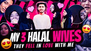 Halal😂🤍 I met my 3 future wives on Omegle❤️They invited me to Malaysia🇲🇾  Crazy Panda [upl. by Calendre]