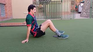 Hamstring sliders [upl. by Nugesulo]