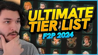 Every Character Ranked 2024 Ultimate F2P Tier List  Heroes of Middle Earth [upl. by Nahtanha]