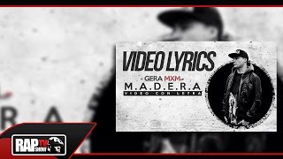 Gera Mxm Feat Ivan Nieto  Madera VIDEO LYRIC RAP SHOW TV  VIDEO LYRICS MEXICO [upl. by Anesor855]