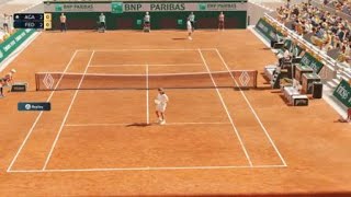 TopSpin 2K25 Agassi incredible defense 33 shots [upl. by Lady]