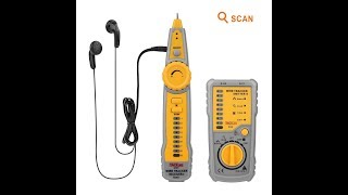 Tacklife CT01 Classic Cable Tester RJ11 RJ45 Line Finder Wire Tracker [upl. by Assenal849]