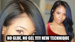 SALON SECRETS Glueless LACE FRONT WIG Technique  WOWAFRICAN [upl. by Aztilem]