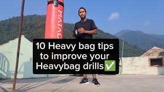 Heavy Bag Drills Tips for Beginners 🥊 [upl. by Ciardap]