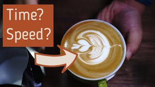 How to Froth Milk using a French Press for Latte Art Part 3 Plunging Speed and Duration [upl. by Nonregla]