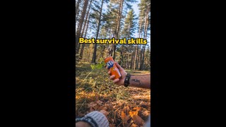 Best survival skills🍁🪵 survival survivalknife knifeskills survivalskills camping bushcraft [upl. by Lory976]