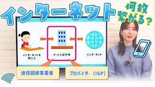 インターネットを提供する通信回線事業者とプロバイダーISPとは🌐／ITパスポート・基本情報技術者試験・高校情報 [upl. by Lj880]