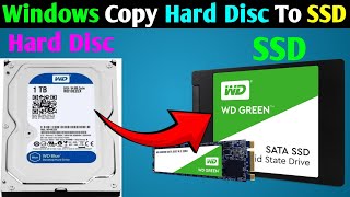 How To Copy Original Windows HDD to SSD  How To Copy Windows From HDD to SSD [upl. by Dicky]