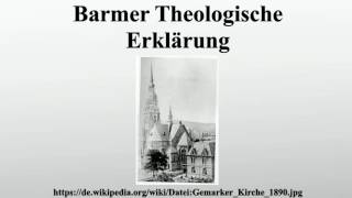 Barmer Theologische Erklärung [upl. by Akihsay]