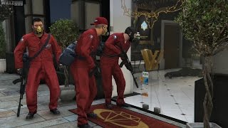 GTA 5 PS4  Mission 13  The Jewel Store Job Smart Approach Gold Medal [upl. by Nirehs826]