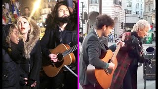 Celebrities Surprising Street Performers By Singing With Them [upl. by Stallworth]