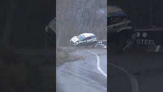 Huge Ford Crash at Rally Monte Carlo [upl. by Omer]