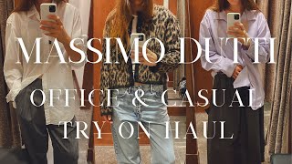 MASSIMO DUTTI  NEW COLLECTION TRY ON HAUL  Casual amp Workwear [upl. by Tuck546]