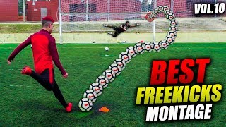 Best Free Kicks Montage Vol10  Viral Football Free Kicks amp Knuckleballs [upl. by Matthia]