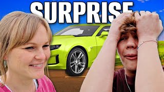 We SURPRISE our 17 Year Old SON with a CAR emotional [upl. by Mihalco862]