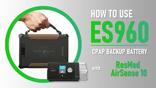 How to use EASYLONGER ES960 with ResMed AirSense 10 [upl. by Saito]