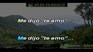 MENTIRAS BONITAS  DIEGO VERDAGER Y ANA BARBARA KARAOKE COVER [upl. by Wichern547]