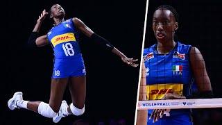 EGONU NEW RECORD 116 KMH All Points in Brasil  Italy  Volleyball Nations League 2024 [upl. by Allimak]