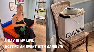 A Day in My Life  Come with me to host an event with Ganni [upl. by Lupee]