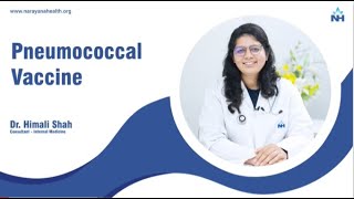 Pneumococcal Vaccine  Dr Himali Shah [upl. by Namus]