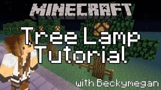 ★ How To Make a Tree Lamp Design in Minecraft Tutorial Ep 1 [upl. by Shanda672]