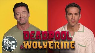 Ryan Reynolds and Hugh Jackman Perform a Song About Deadpool amp Wolverine  The Tonight Show [upl. by Elder]