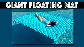 Intex Giant Inflatable Floating Mat Review [upl. by Fairfax714]