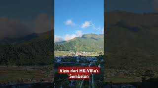 View dari HK Villas Sembalun sembalunlombok gunungrinjani lombokdokumentasi [upl. by Porush]