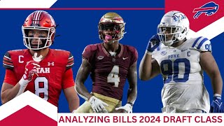 NFL BUFFALO BILLS 2024 DRAFT ANALYSIS  THE KELLYCAST [upl. by Lou]