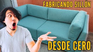 Fabricación fácil de un MUEBLE desde CERO😱🛋️ tapiceria muebles sofá [upl. by Ellenig]