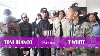 TONI BLANCO vs T WHITE QOTR presented by BABS BUNNY amp VAGUE [upl. by Nylanej171]