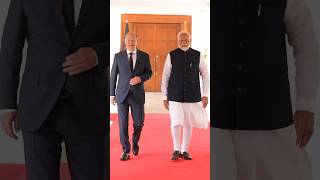 PM Modi meets German Chancellor Olaf Scholz in New Delhi  shorts [upl. by Marcelle201]