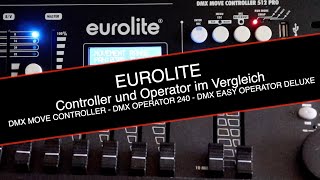 Eurolite DMX Controller  Operator im Vergleich [upl. by Zins]