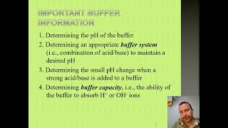 Ch149 Buffers and the Henderson Hasselbalch Equation [upl. by Eniaral]