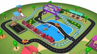 Cartoon Train  Trains for Kids  Cartoon Cartoon  Kids Videos for Kids  Toy Factory  Car Cartoon [upl. by Notsur292]